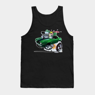 Z RATED 69 Camaro Green Tank Top